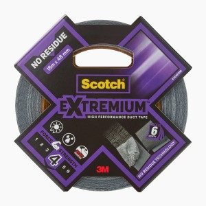 Nastro adesivo Scotch® Extremium™ No Residue 48 mm x 18,2 m grigio