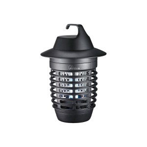 Trappola per insetti nera per il controllo delle zanzare per uso esterno.