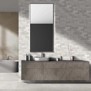 Rivestimento in gres porceallanto bianco 16x40 cm 0,96 m²