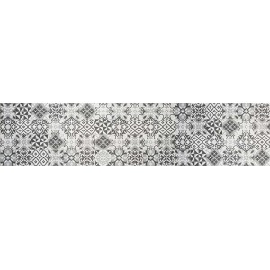 Paraschizzi t.b.t. con motivo grigio e bianco per la cucina.