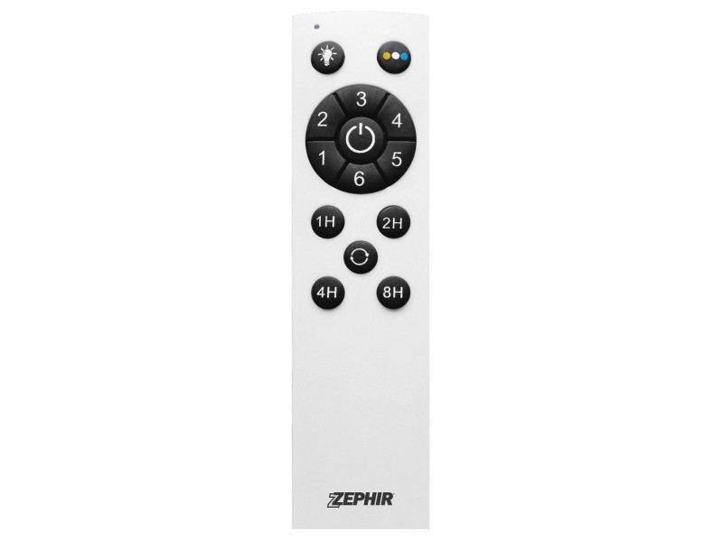 Ventilatore a soffitto 3 pale Ø 132 cm con LED e wifi Zephir Zfl33b