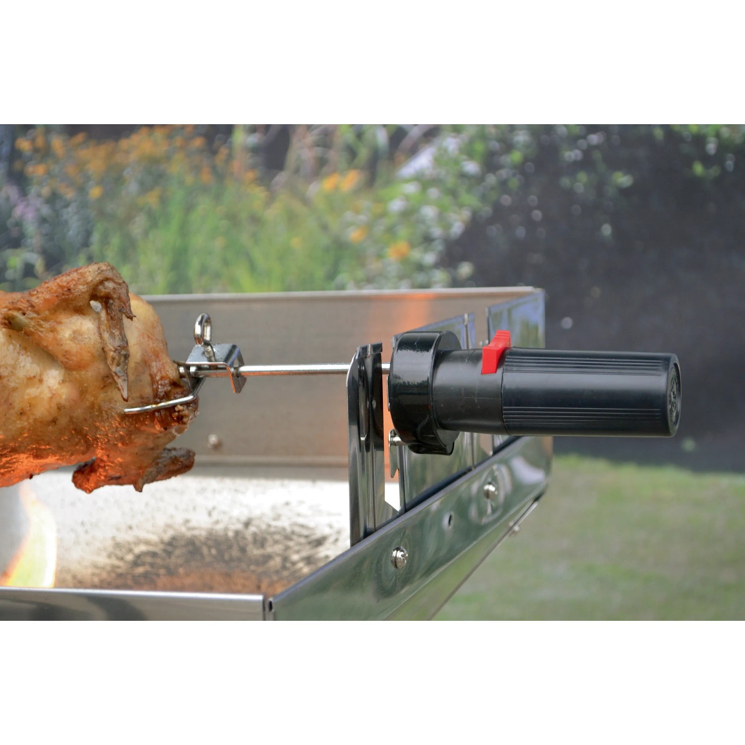 Motore a batteria 1,5 V per girarrosto, per una cottura uniforme senza cavi.