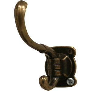 Appendiabiti da parete color oro antico per organizer armadio.