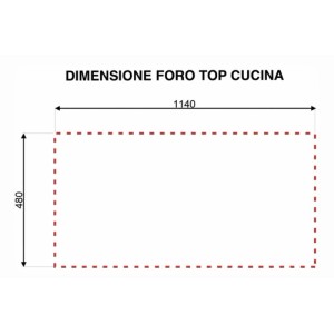 Lavello da incasso 2 vasche dx 116 cm inox