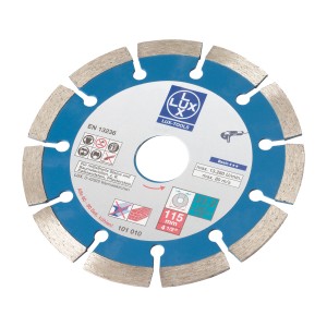 Disco diamantato LUX, 115 mm, universale per smerigliatrici angolari.