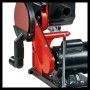Levigatrice a nastro e disco Einhell TC-US 380, rosso/nero, con nastro e disco abrasivo.