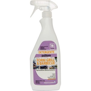 t.b.t. Detergente per forni e grill, pulitore in flacone spray.