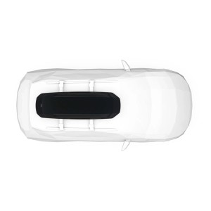 Box da tetto per auto Force 3 aeroskin L Sport nero