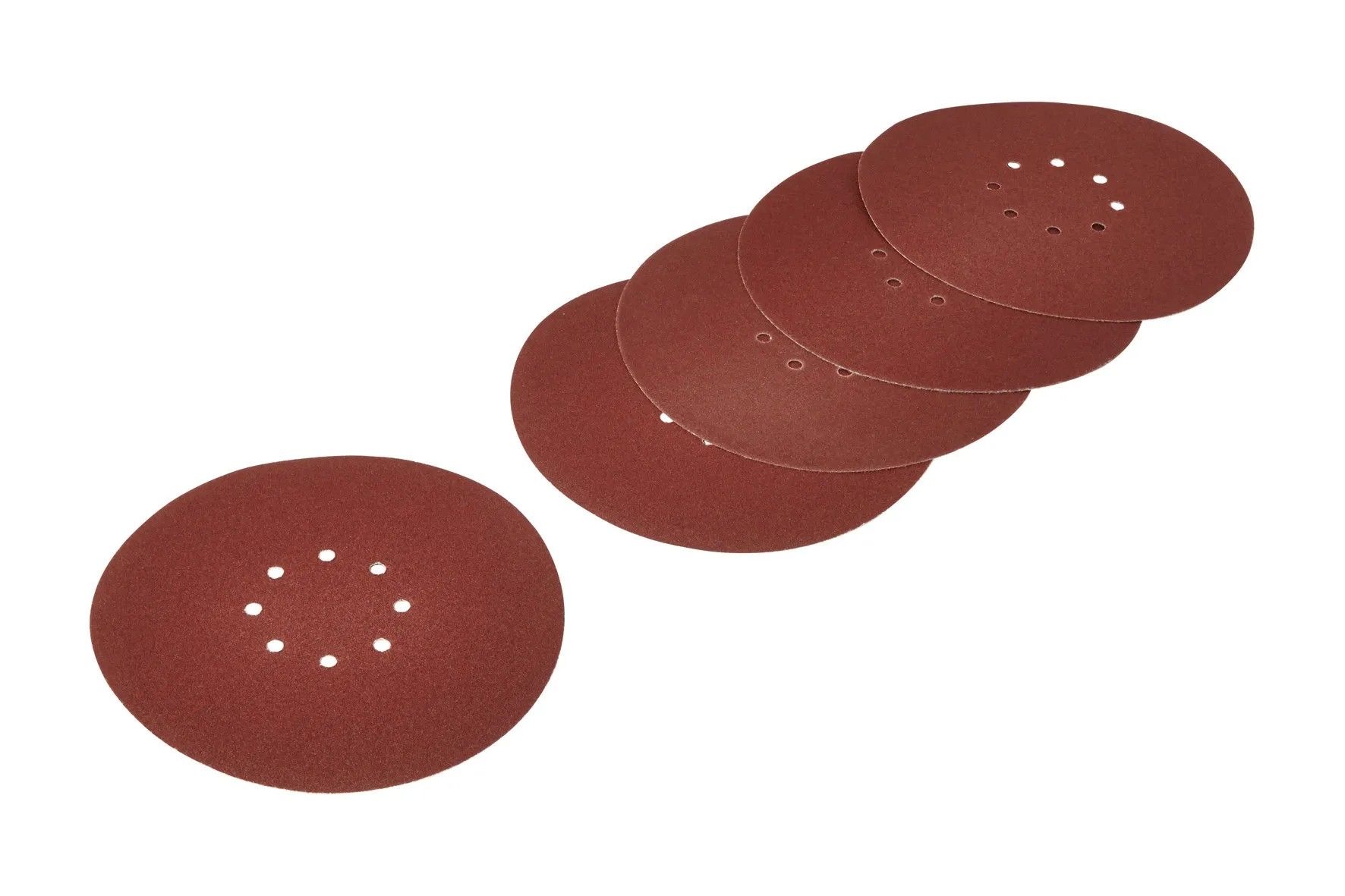 30 Pezzi Dischi Abrasivi 225 Mm 8 Fori Rotondi Di Carta Vetrata