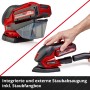 Einhell TE-OS 18/150 Solo levigatrice multifunzione a batteria: Levigatrice compatta con aspirazione polvere e batteria Power X-Change.