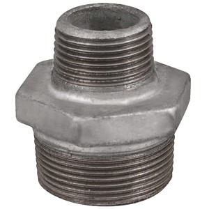 Raccordi in acciaio filettato.