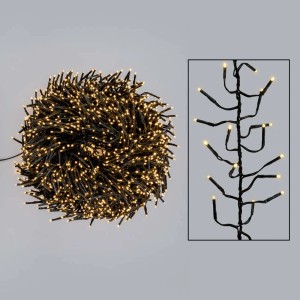 t.b.t. catena luminosa per esterni, LED bianco caldo, per giardino e facciata.