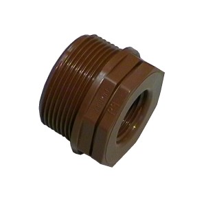 Adattatore marrone t.b.t. per raccordi per tubi.