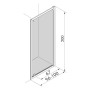 Porta doccia Pivot Elite 96-100x200 cm canna di fucile_3