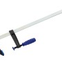 Morsetto a vite LUX Classic, 600x120 mm, utensile di serraggio con manico blu.