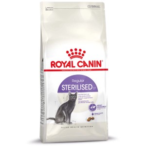 Royal Canin Sterilised cibo per gatti, confezione da 2kg per gatti sterilizzati.