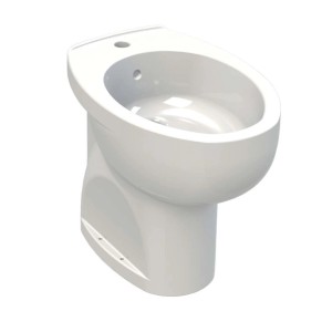 Bidet in ceramica 59x50x38 cm bianco