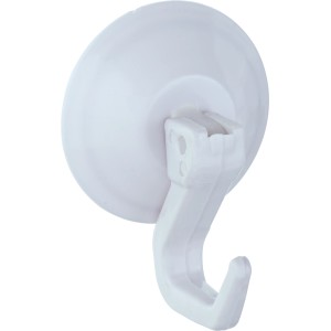 Wenko ganci a ventosa a leva, set da 2, bianchi, per bagno e casa. Porta asciugamani con sottovuoto.