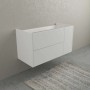 Mobile bagno sospeso t.b.t. bianco con cassetto e anta.