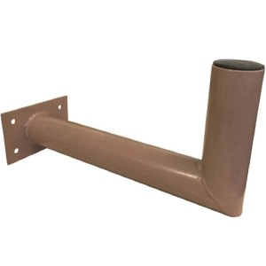 t.b.t. Staffa a muro in metallo beige. Accessorio per la casa.