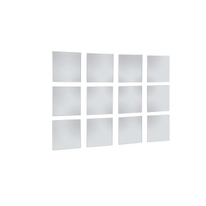 Specchi da parete quadrati t.b.t. in set, ideali per composizioni personalizzate.