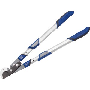 Cesoia a battente LUX con manici telescopici per potatura alberi.