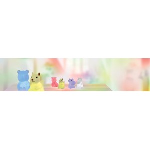 Statuette di animali colorati come articoli decorativi o idea regalo.