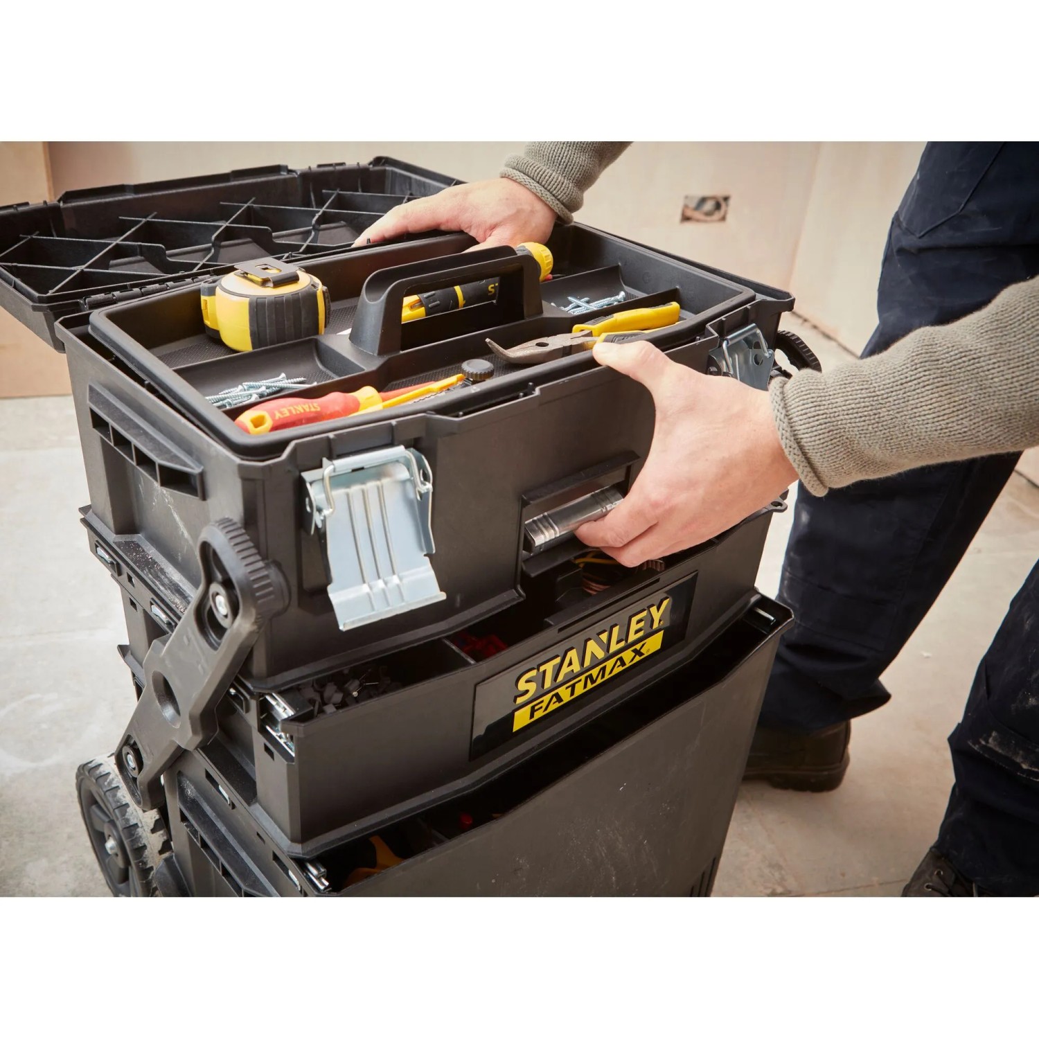 STANLEY FatMax carrello porta utensili multilivello Mobile Work Station_10