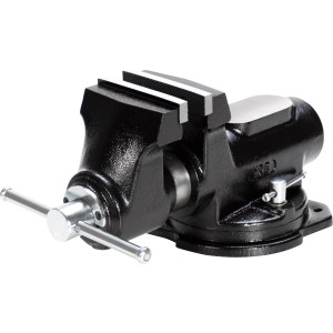 Morsa da banco LUX SST-125 D Comfort, larghezza ganasce 125 mm, in ghisa.