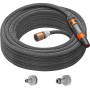 Gardena Liano Life 15m set tubo da giardino con lancia e raccordi per rubinetto, grigio.