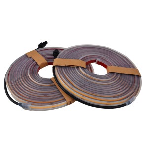 Illuminazione LED Biohort per pergola, bianco caldo, arrotolata.