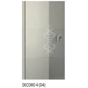 t.b.t. Porta doccia con decoro