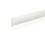 Profilo angolare Arcansas in PVC bianco, 40x40x2600 mm, per fissaggi.