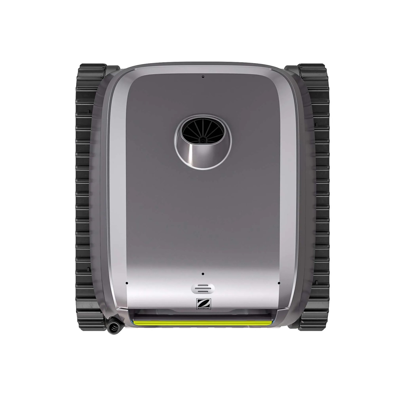 Robot piscina Zodiac Sweepy SWY3520 per fondo e pareti, grigio, vista dall'alto.