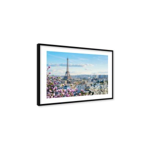 Stampa incorniciata 40x60 cm parigi floreale