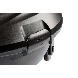 Dettaglio: Robot piscina a batteria nero PR 60 con chiusura "Open".