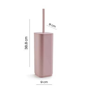 Scopino bagno Seventy in resine termoplastiche rosa matt