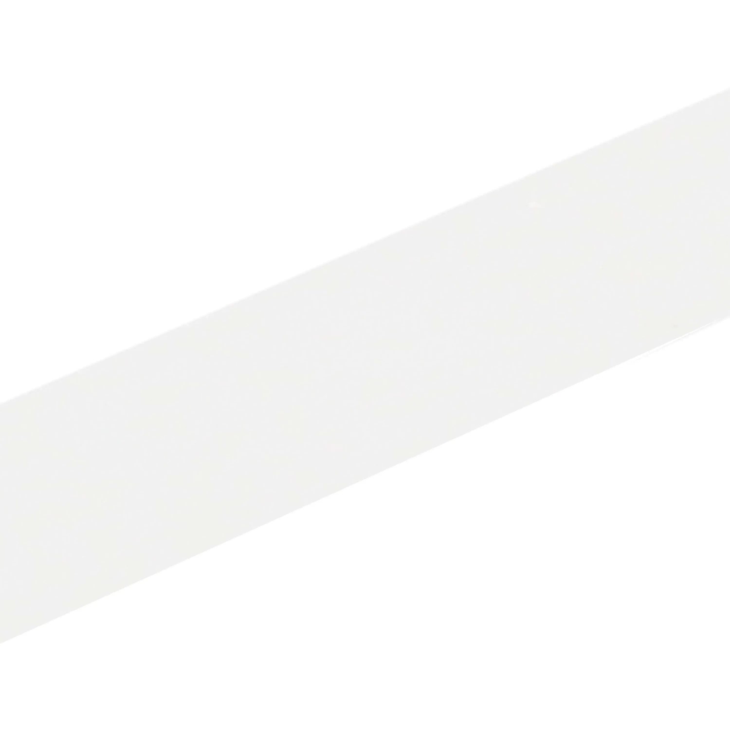 Profilo angolare asimmetrico Arcansas in PVC bianco, 10x1000 mm.