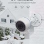 Telecamera di videosorveglianza t.b.t. resistente alle intemperie per esterni.