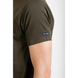 T-Shirt maniche corte uomo in cotone Force verde tg M
