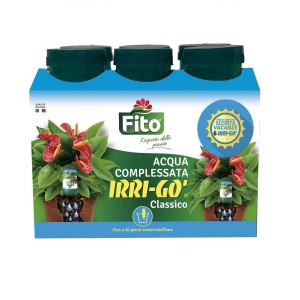Fito Irri-Go' sistema di irrigazione per piante, confezione da 6. Irrigazione per vacanze fino a 30 giorni.