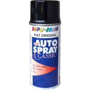 Spray nero Auto Spray Classic di Dupli-Color per Fiat, Alfa, Lancia. Ideale per riparazioni e verniciatura auto.