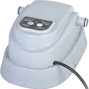 Riscaldatore per piscina Bestway, riscaldatore grigio per riscaldare l'acqua fino a 40°C.