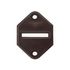 Guidacinghia tapparelle verticale nylon 34x58 mm marrone