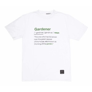 T-shirt unisex Verdemax Gardener bianco S
