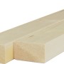 Dettaglio di listelli piallati t.b.t. in legno tinto chiaro.