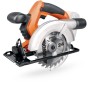 Sega circolare a batteria Worx WX529.9 Worxsaw, arancio e nero, con lama e protezione in metallo.