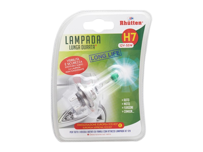 XLTECH Lampadina auto H7 12V 55W