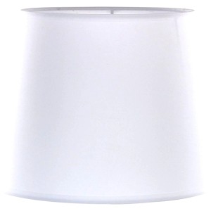 Paralume bianco conico per illuminazione interna.