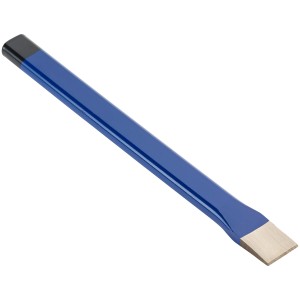 Scalpello piatto LUX 300 mm Comfort, blu, in acciaio al cromo-vanadio.